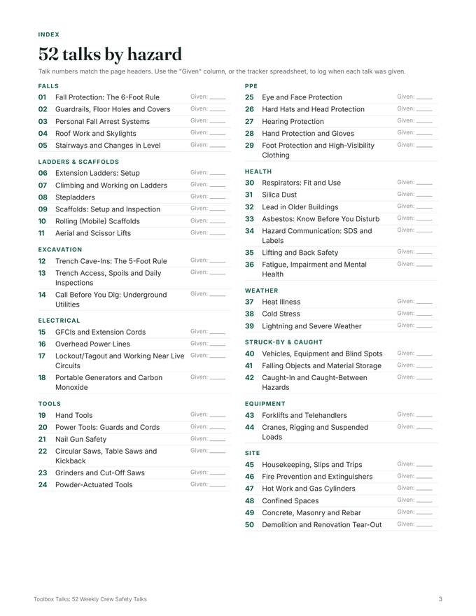 Index: real page from the download